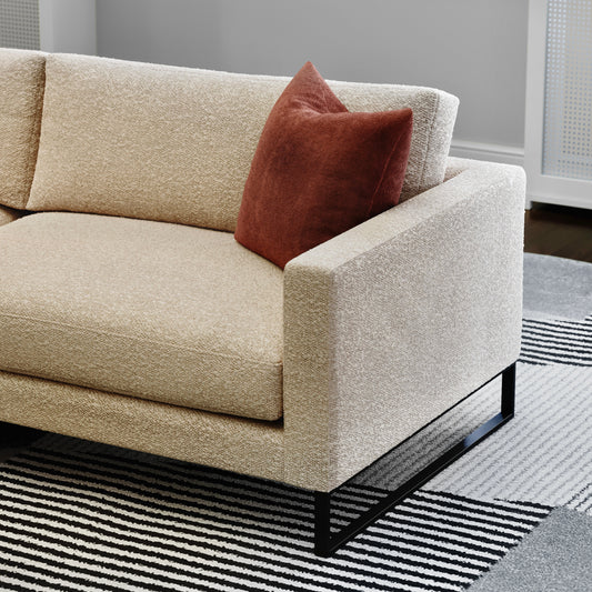 MOMU best designer couch in neutral fabric