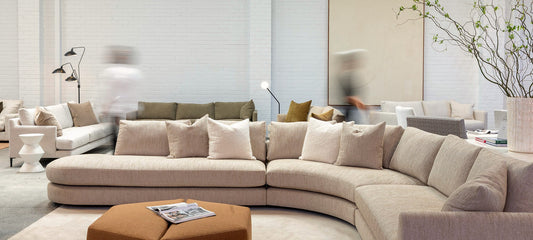 best couch brands australia Melbourne made sofa in neutral fabric