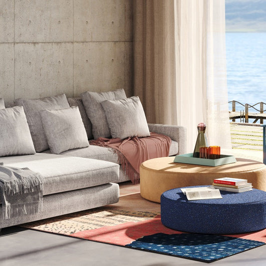 Best sofas Melbourne handcrafted sofa in neutral fabric