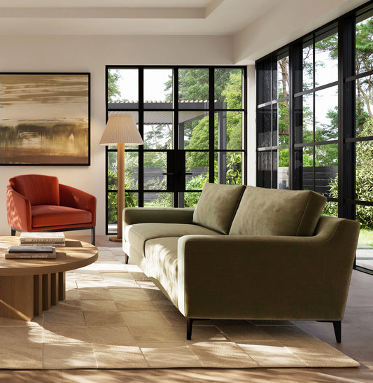 most comfortable couches Australia curved sofa in modern lounge